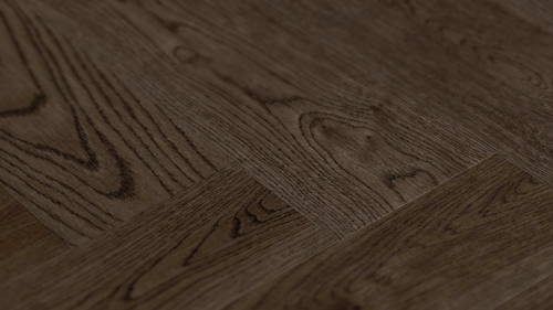 ETM Signature Brushed Oak Chateau Herringbone Engineered Hardwood
