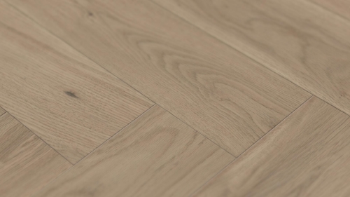 ETM Signature Brushed Oak Dijon Herringbone Engineered Hardwood